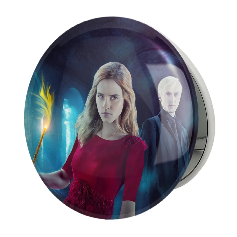 آینه جیبی خندالو طرح هری پاتر هرمیون گرانجر مدل تاشو کد 24982 