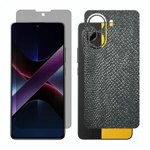 Glass Together model privacy screen protector suitable for Xiaomi Poco X7 Pro mobile phone with back cover sticker