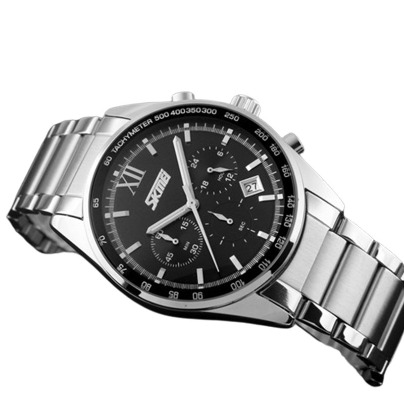 ساعت مچی عقربه‌ای مردانه اسکمی مدل 9096 کد BK