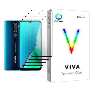 Junbo Viva Glass MIX004 Screen Protector For Oppo A9 (2020) Pack Of 4