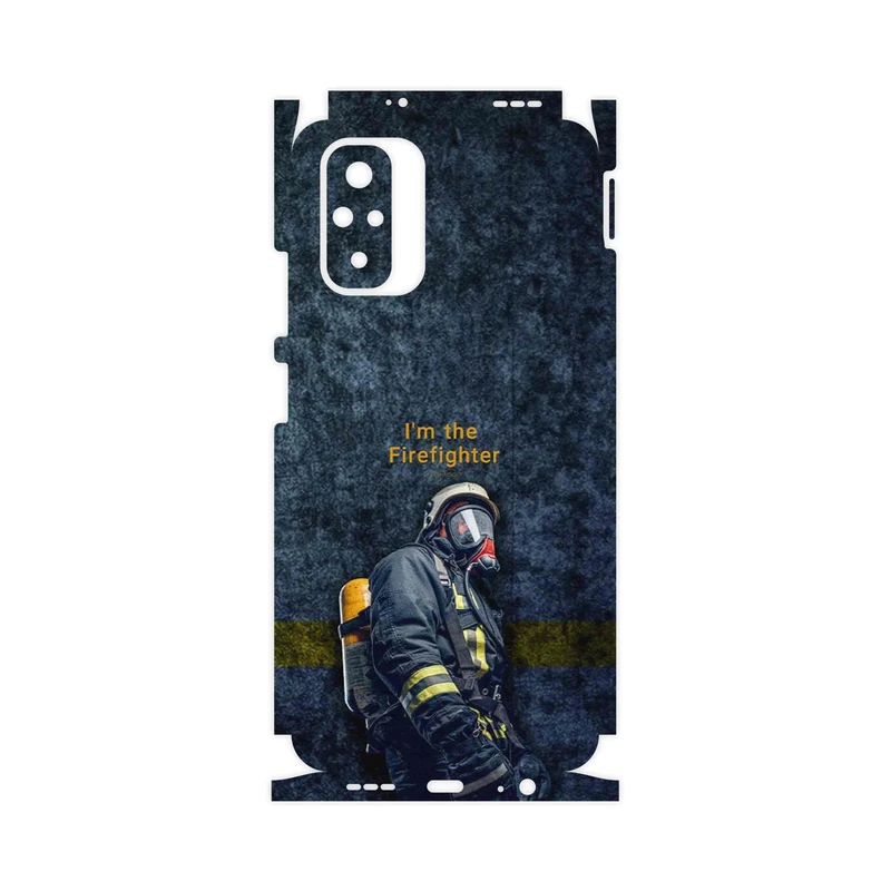 برچسب پوششی ماهوت مدل Firefighter-FullSkin مناسب برای گوشی موبایل شیائومی Redmi Note 10s