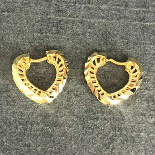 گوشواره طلا 18 عیار زنانه دوست خوب مدل dk495