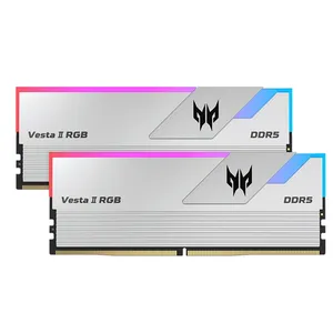 رم دسکتاپ DDR5 دو کاناله 7200 مگاهرتز CL34 ایسر مدل Predator Vesta II RGB ظرفیت 32 گیگابایت