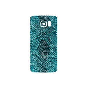 MAHOOT Blue Snake Skin Cover Sticker for Samsung Galaxy S6