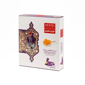نبات ممتاز نوین زعفران - 150 گرم بسته 10 عددی