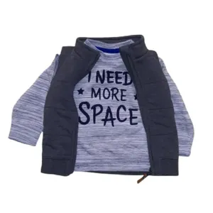 ست جلیقه و سویشرت نوزادی توپومینی مدل i need more space