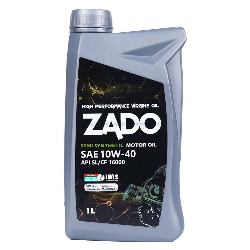 روغن موتور خودرو زادو مدل SAE 10W40-16000-SL حجم 1 لیتر