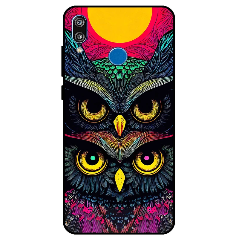 کاور مگافون طرح جغد مدل 1904 مناسب برای گوشی موبایل هوآوی P Smart 2019 