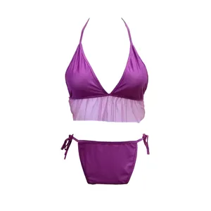 ست شورت و سوتین زنانه مدل پایین تور