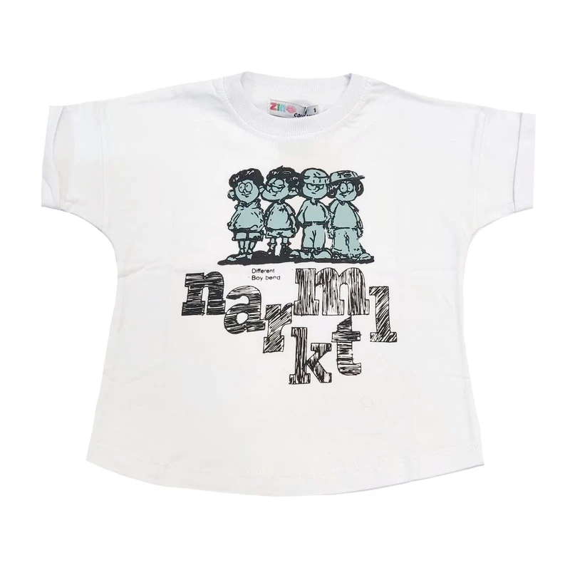 تی شرت آستین کوتاه پسرانه مدل Zino 4560