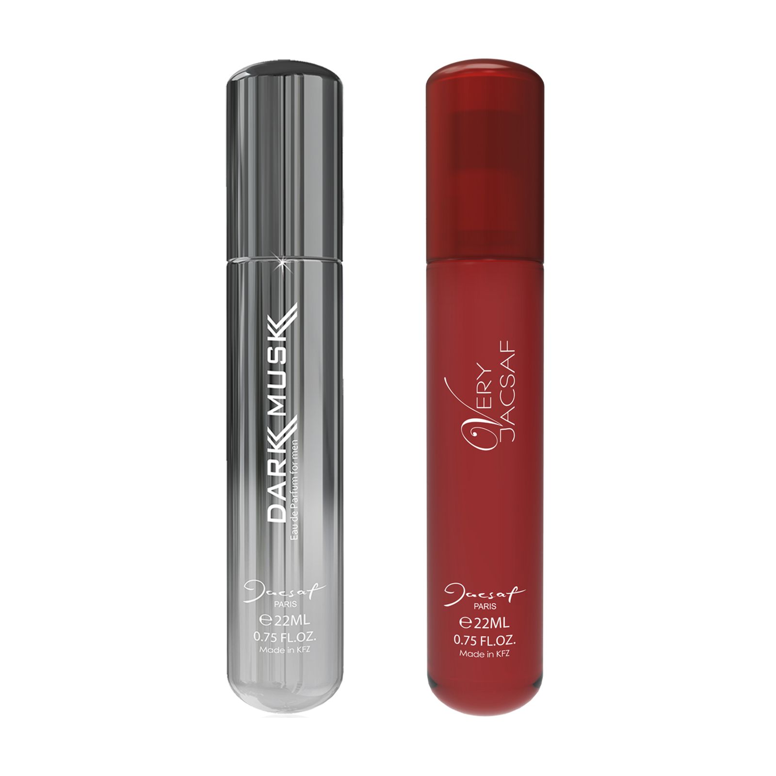 عطرجیبی مردانه ژک ساف مدل Dark Musk حجم 22 میلی لیتر به همراه عطرجیبی مردانه ژک ساف مدل Very حجم 22 میلی لیتر -  - 1