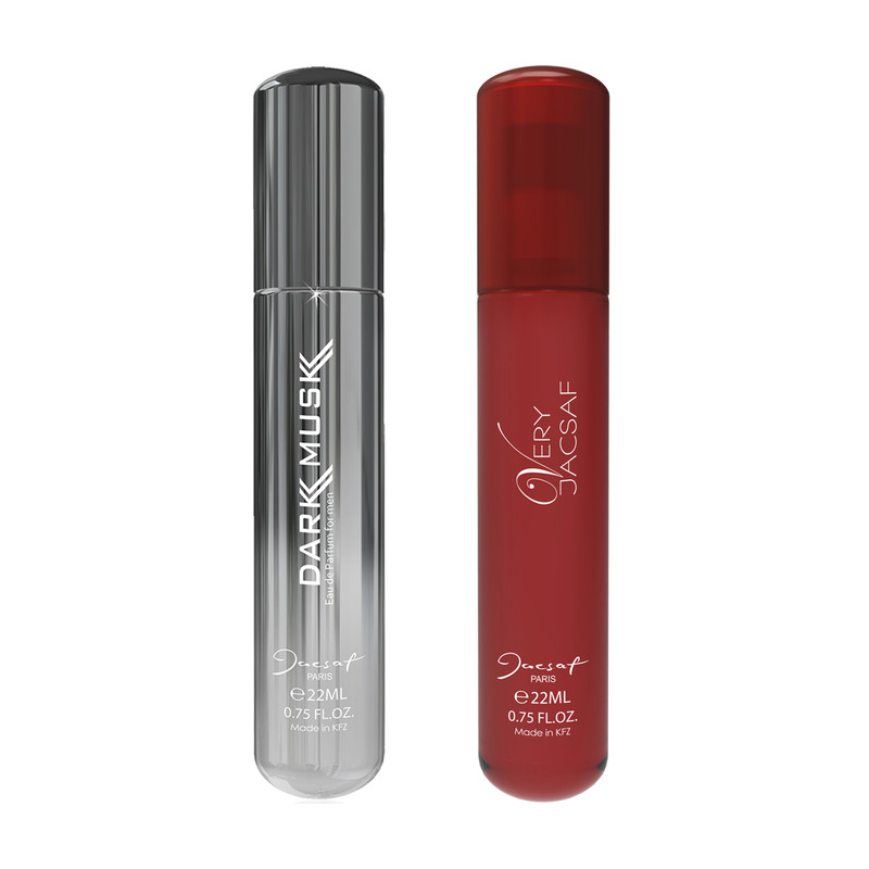عطرجیبی مردانه ژک ساف مدل Dark Musk حجم 22 میلی لیتر به همراه عطرجیبی مردانه ژک ساف مدل Very حجم 22 میلی لیتر عطرجیبی مردانه ژک ساف مدل Dark Musk حجم 22 میلی لیتر به همراه عطرجیبی مردانه ژک ساف مدل Very حجم 22 میلی لیتر