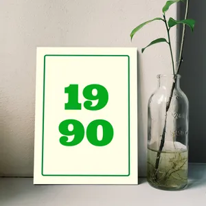 تابلو شاسی مدل سال تولد 1990 میلادی کد 1015