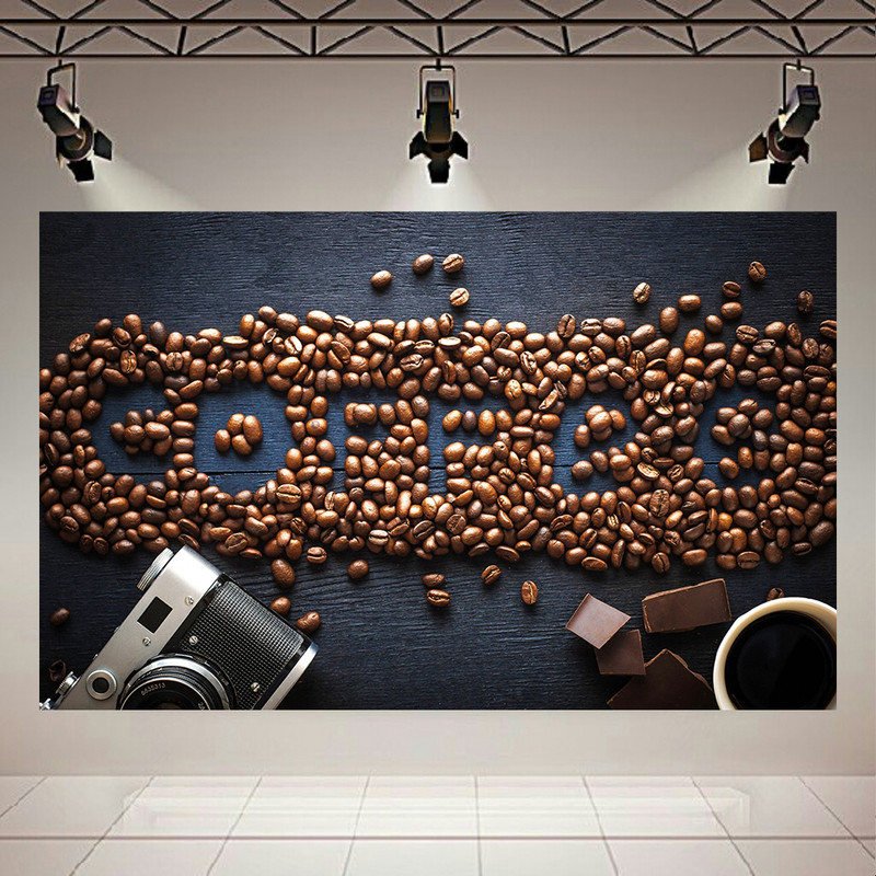تابلو بوم طرح قهوه مدل Coffee Beans کد AR3920