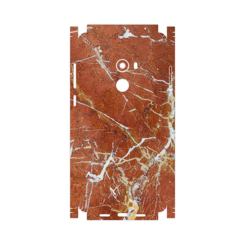 برچسب پوششی ماهوت مدل Red Marble-FullSkin مناسب برای گوشی موبایل شیائومی Mi Mix 2