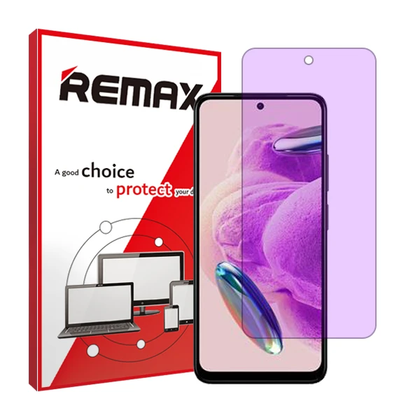 محافظ صفحه نمایش ضد اشعه بنفش ریمکس مدل Resistant مناسب برای گوشی موبایل شیائومی Redmi Note 12S