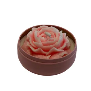 شمع معطر مدل گیاهی طرح گل