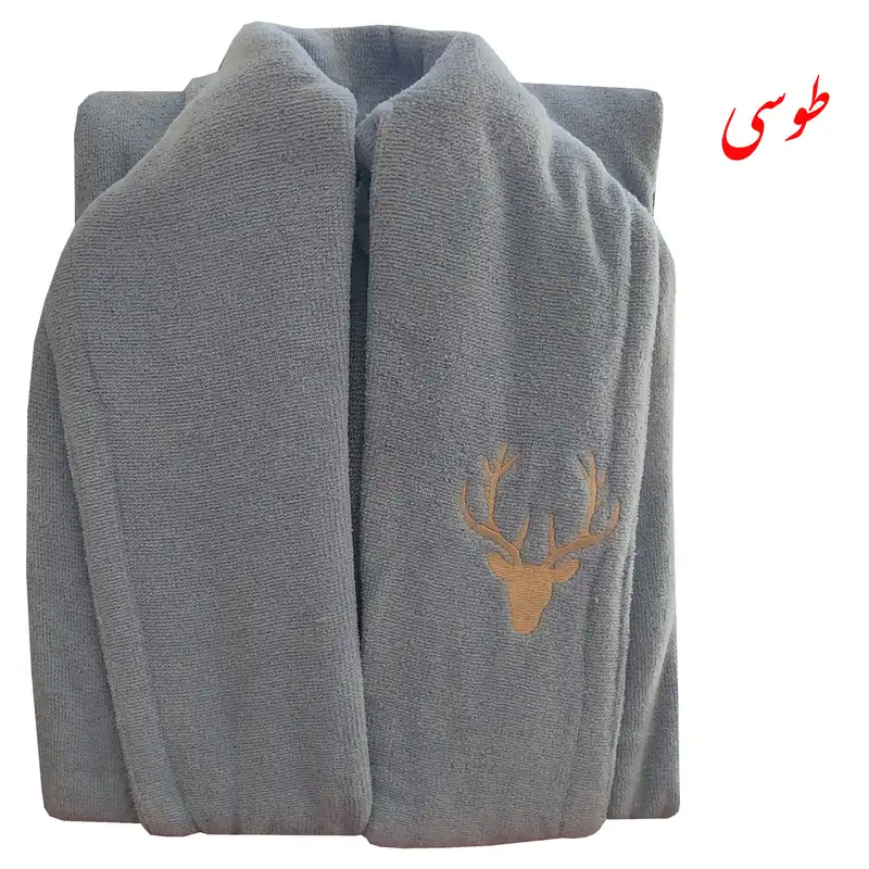 حوله پالتویی نساجی هنر یزد مدل Fawn سایز 145