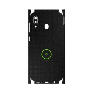 MAHOOT Minimal Power Button-FullSkin Cover Sticker for Samsung Galaxy A20