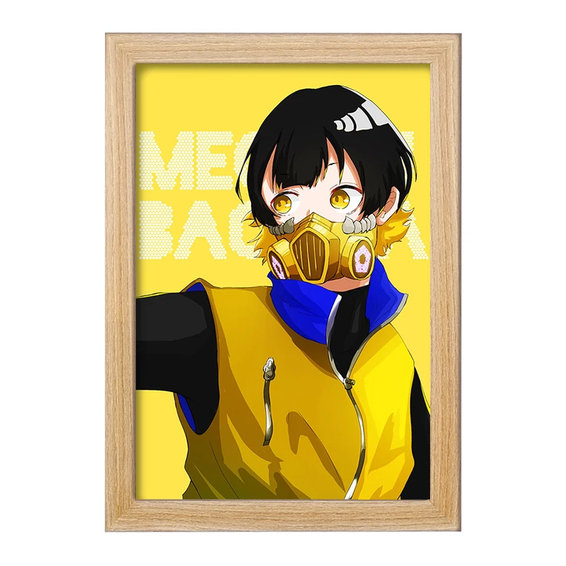 تابلو خندالو مدل مگورو انیمه بلو لاک Blue Lock کد 24392