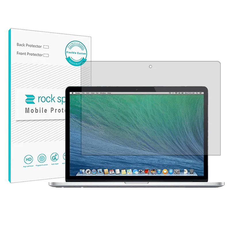 محافظ صفحه نمایش شفاف راک اسپیس مدل Resistant مناسب برای لپ تاپ اپل macbook pro retina 15