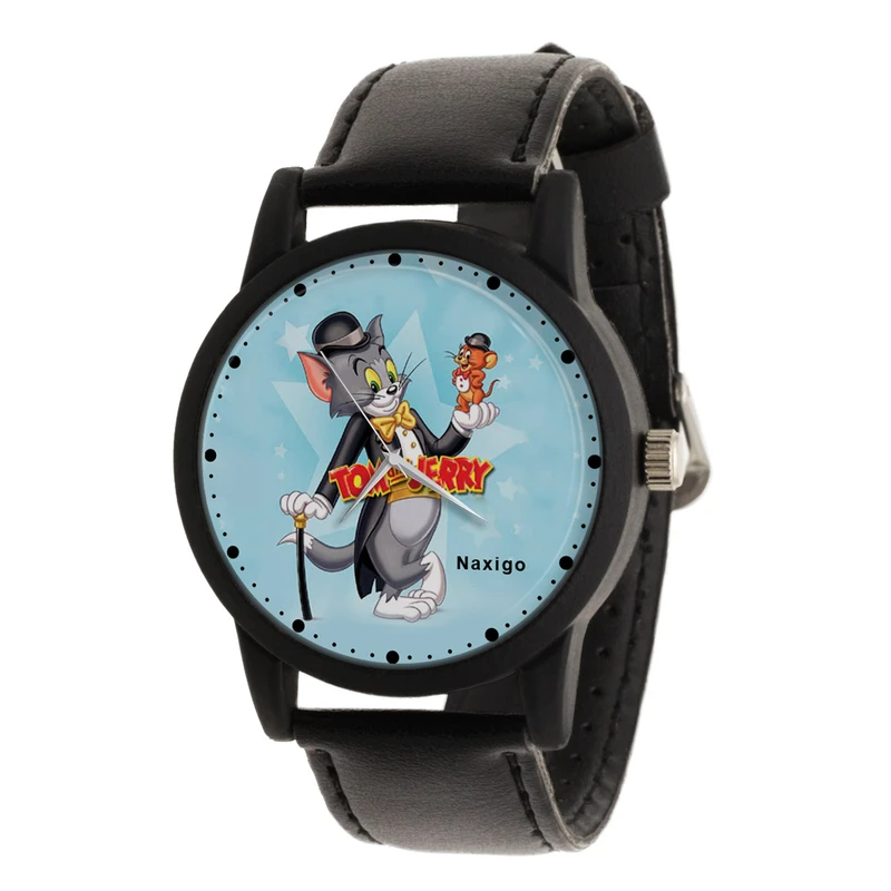 ساعت مچی عقربه ای ناکسیگو مدل تام و جری کد LF12328