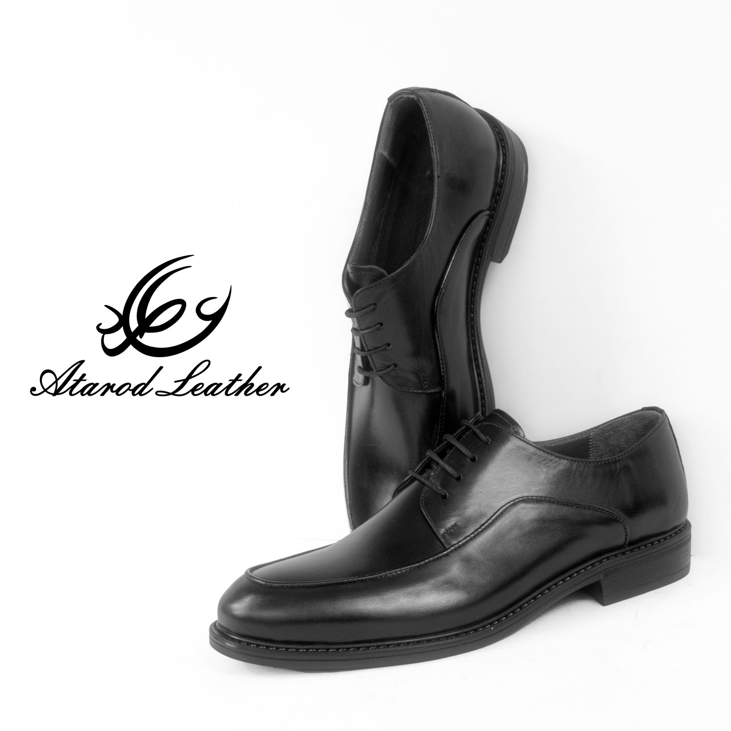 کفش مردانه چرم عطارد مدل چرم طبیعی کد SH241 - - 3