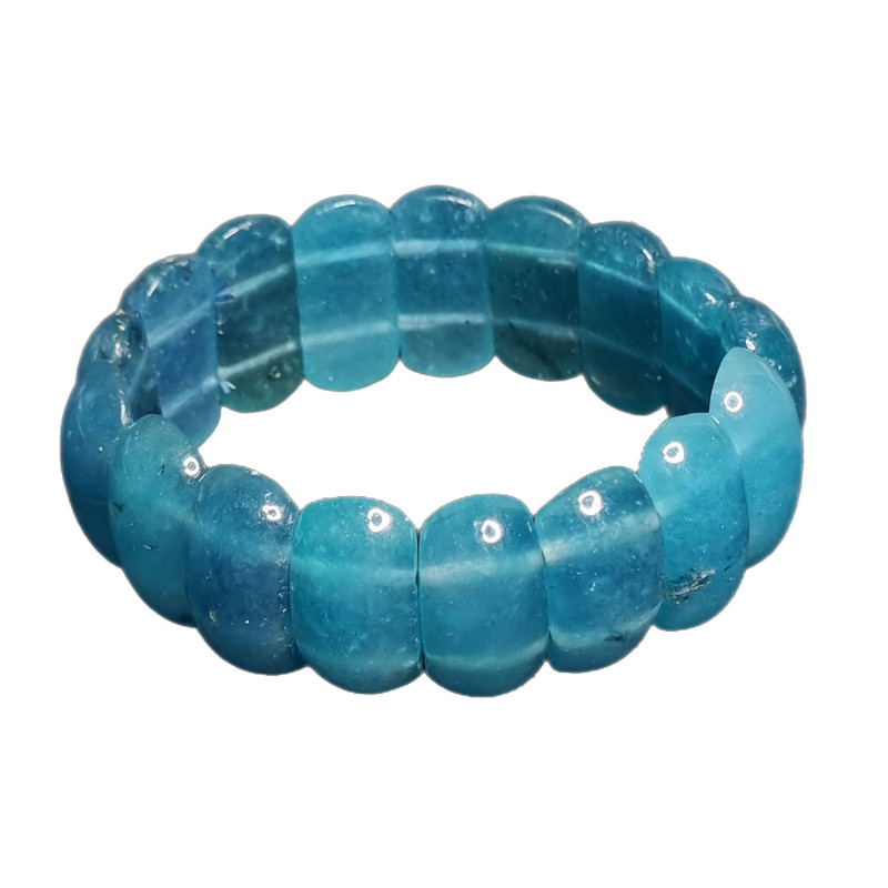 دستبند سنگی زنانه مدل اکوامارین کد 88466