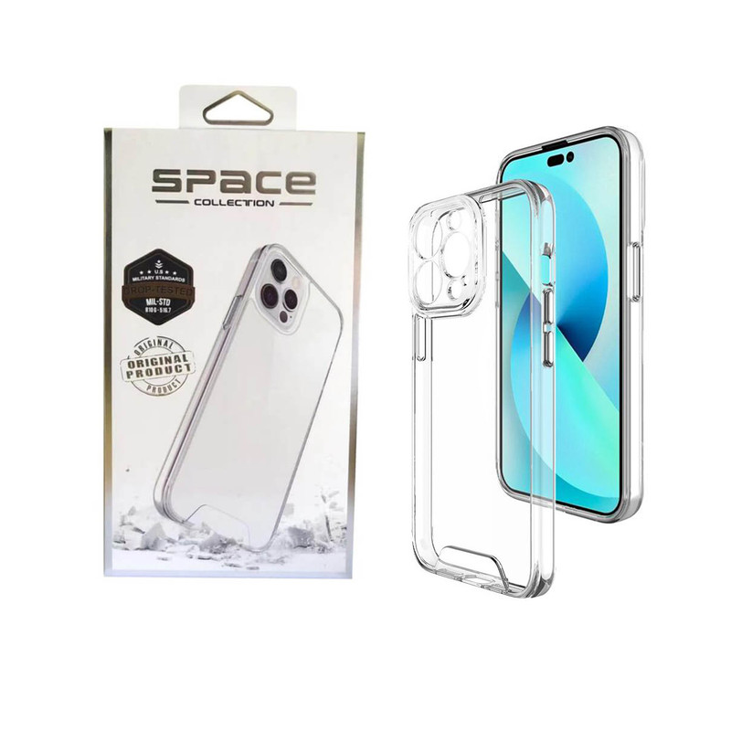 کاور اسپیس مدل دکمه کرومی مناسب برای گوشی موبایل اپل iPhone 15 Pro Max