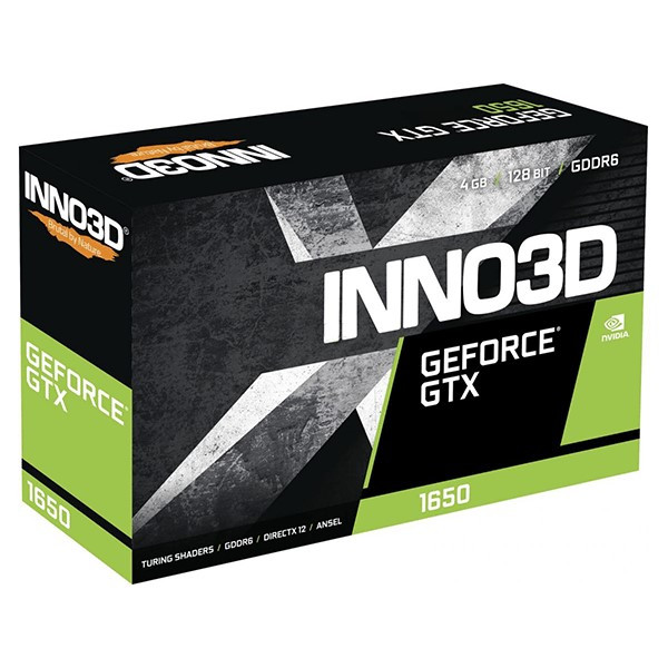 کارت گرافیک اینو تیری دی مدل GEFORCE GTX 1650 GDDR6 TWIN X2