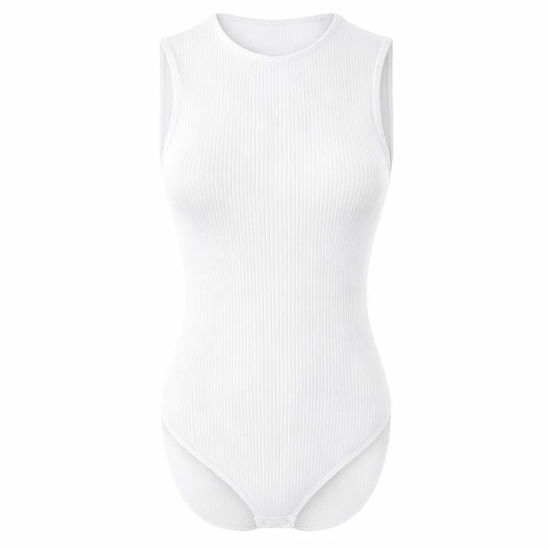 بادی بدون آستین زنانه اسمارا مدل ریب بافت