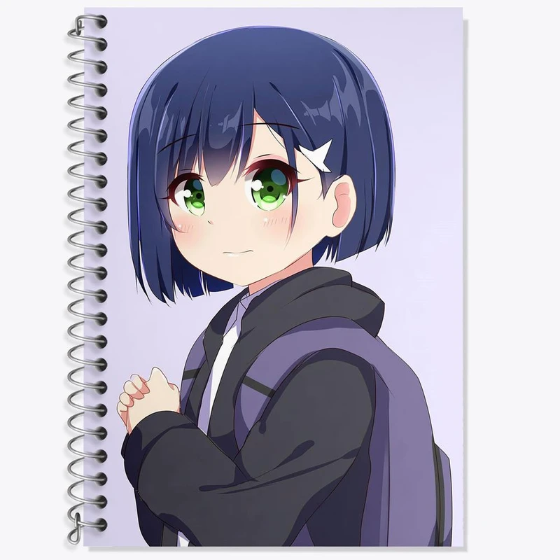 دفتر زبان 50 برگ خندالو مدل دو خط طرح ایچیگو انیمه دارلینگ در فرنکس کد 11983