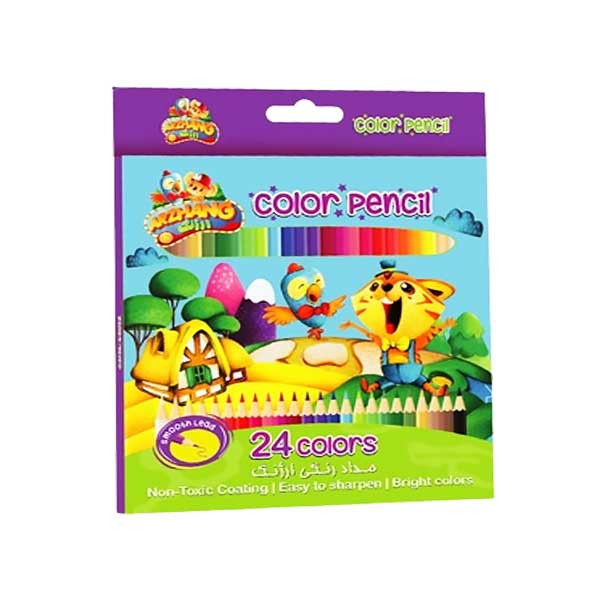 مداد رنگی 24 رنگ ارژنگ کد 3302
