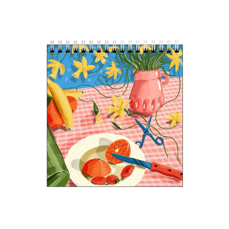 دفتر طراحی طرح میوه و گلدان گل کد 3799358