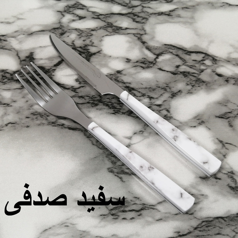 سرویس کارد و چنگال میوه خوری 12 پارچه ام جی مدل STAR