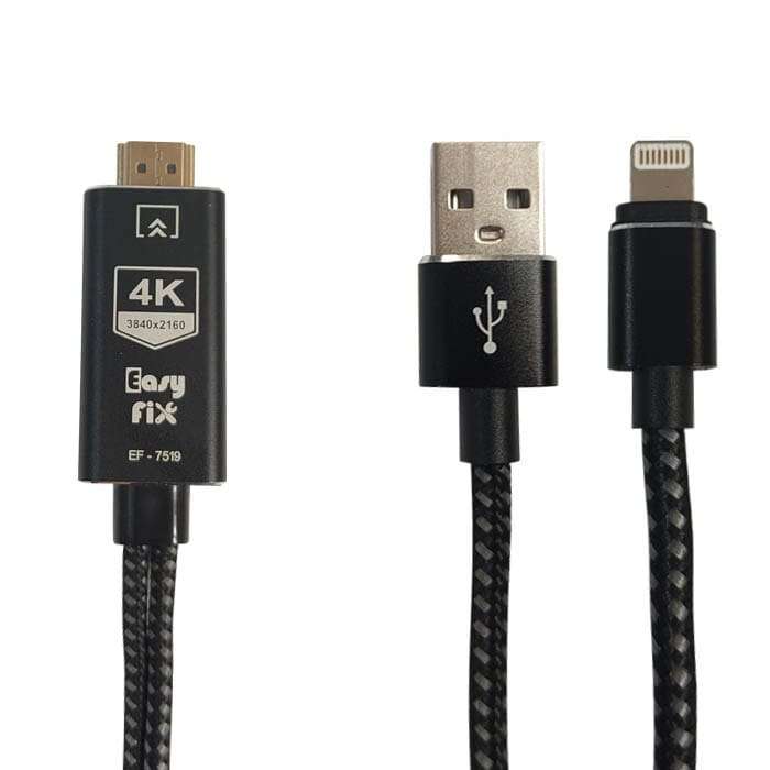 کابل تبدیل HDMI به لایتنینگ ایزی فیکس مدل EF-7519 طول 1.8 متر