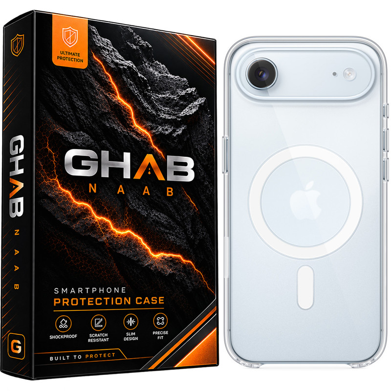 کاور قاب ناب مدل مگسیف دار مناسب برای گوشی موبایل اپل IPhone 17 Air
