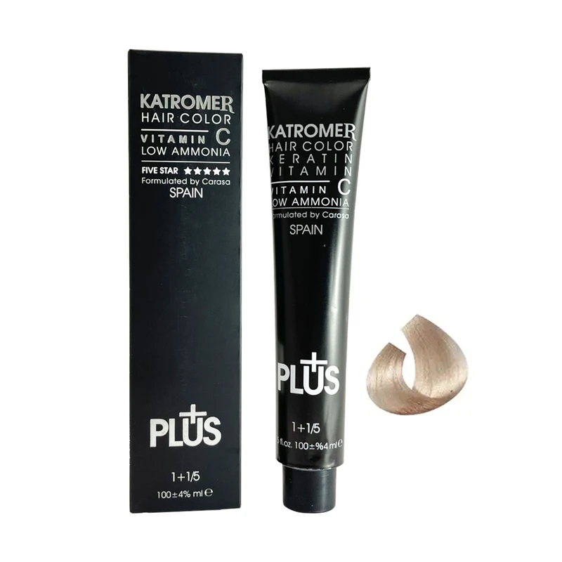 رنگ مو کاترومر شماره 12.9 حجم 100 میلی لیتر رنگ مرواریدی