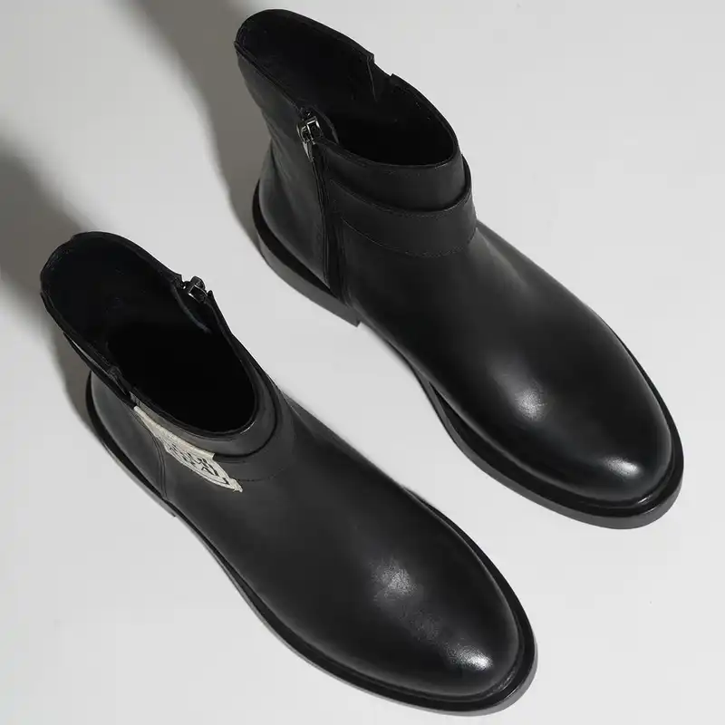 نیم بوت زنانه چرم آرا مدل Lena