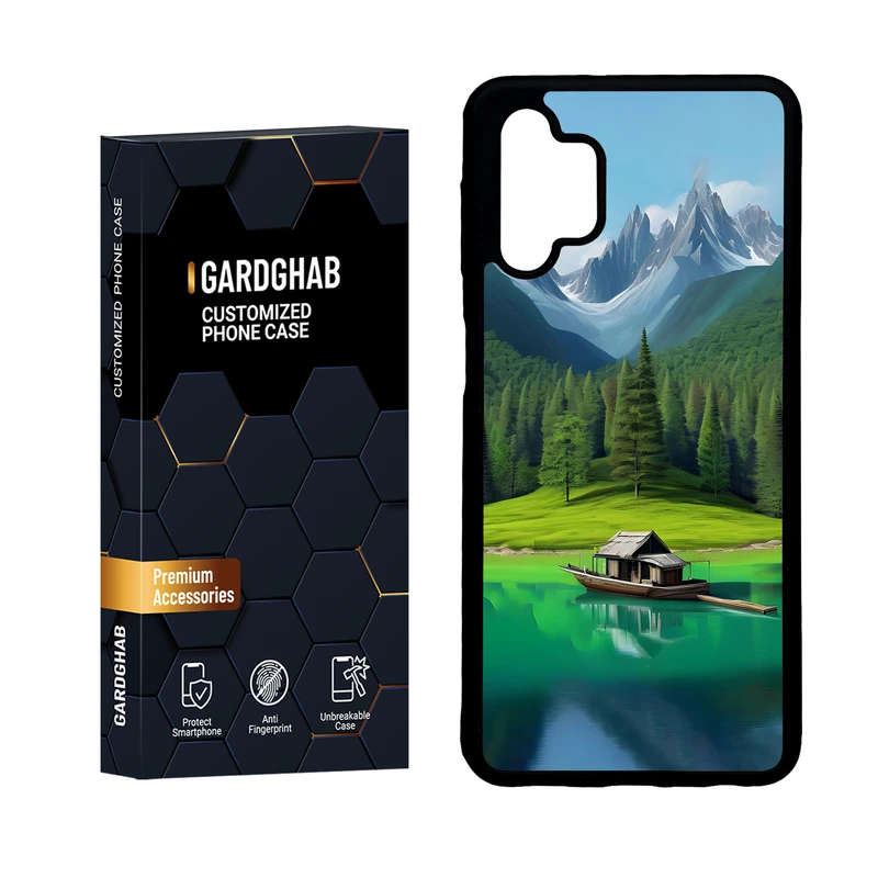 کاور گارد قاب مدل دور ژله ای هنری مناسب برای گوشی موبایل سامسونگ Galaxy A32 5G / M32 5G