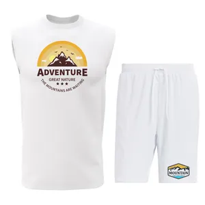 ست تاپ و شلوارک مردانه مدل A050W