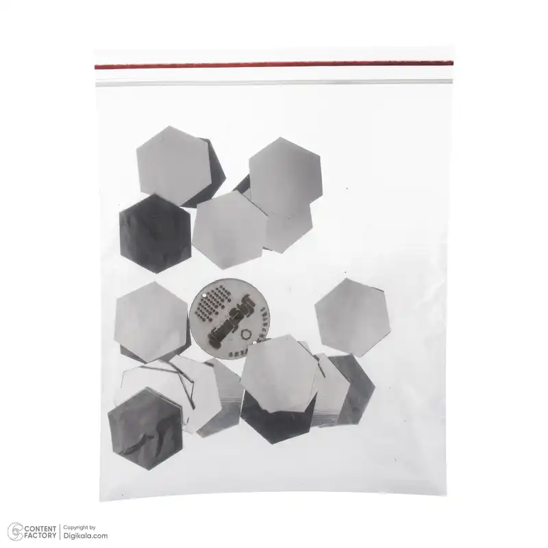 آینه آریا کریستال مدل شش ضلعی کد ASH-50/1M بسته 50 عددی