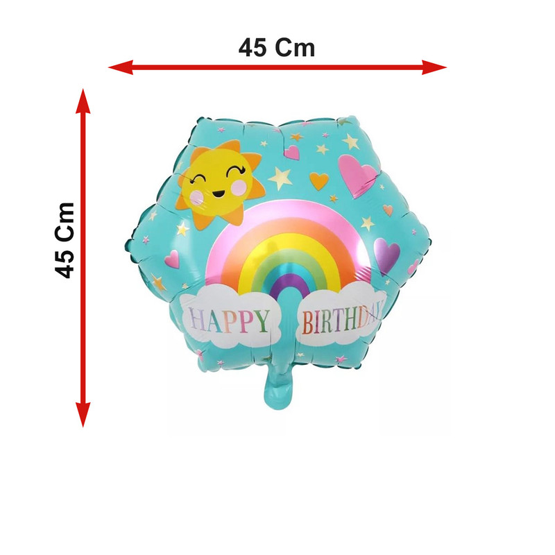 بادکنک فویلی لاکی بالونز طرح ابر و خورشید مدل Happy Birthday کد 1298 بادکنک فویلی لاکی بالونز طرح ابر و خورشید مدل Happy Birthday کد 1298