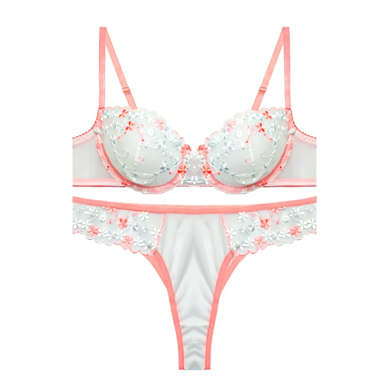 ست شورت و سوتین زنانه ژینا مدل توری کد 20104