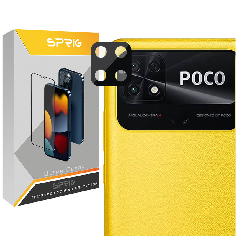  محافظ لنز دوربین اسپریگ مدل 3D-SP مناسب برای گوشی موبایل شیائومی Poco C40 / Redmi 10C