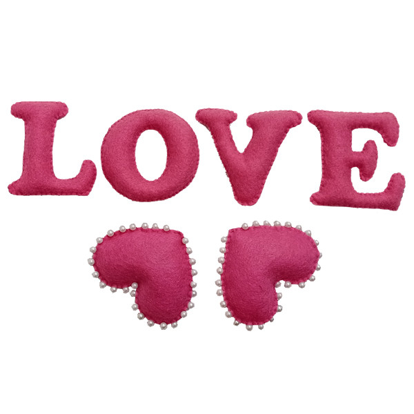 ابزار کادویی مدل love مجموعه 6 عددی