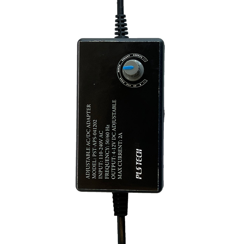 آداپتور متغیر 4 الی 12 ولت 2 آمپر بین راهی مدل PST-APS-041202