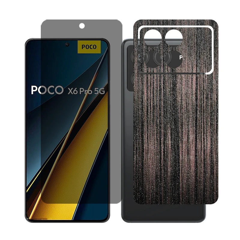 محافظ صفحه نمایش حریم شخصی گلس مدل Together مناسب برای گوشی موبایل شیائومی Poco X6 Pro به همراه برچسب پوششی