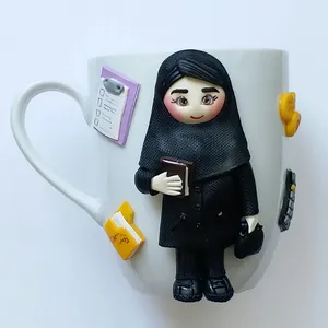 ماگ سرامیکی مدل دختر عروسکی L956