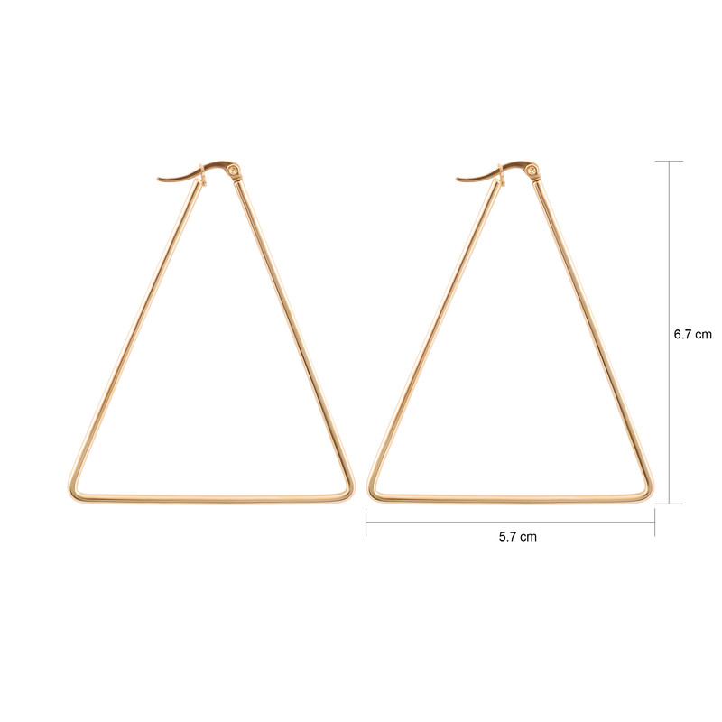 گوشواره زنانه مدل مثلث کد 1276